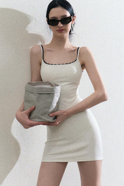 Slim Lace Slip Dress