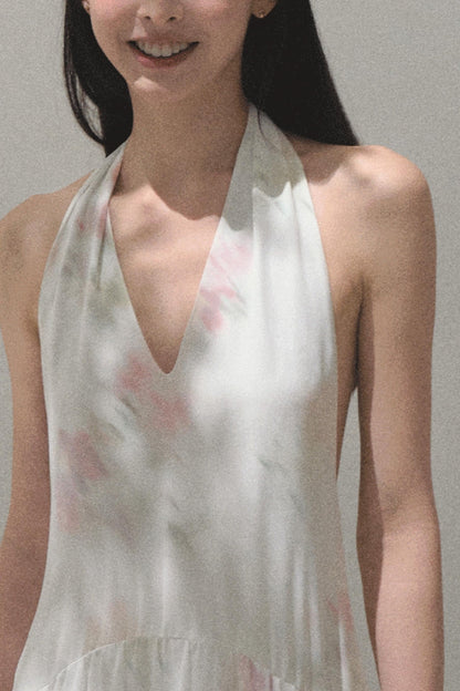 Summer Serenity Halter Dress