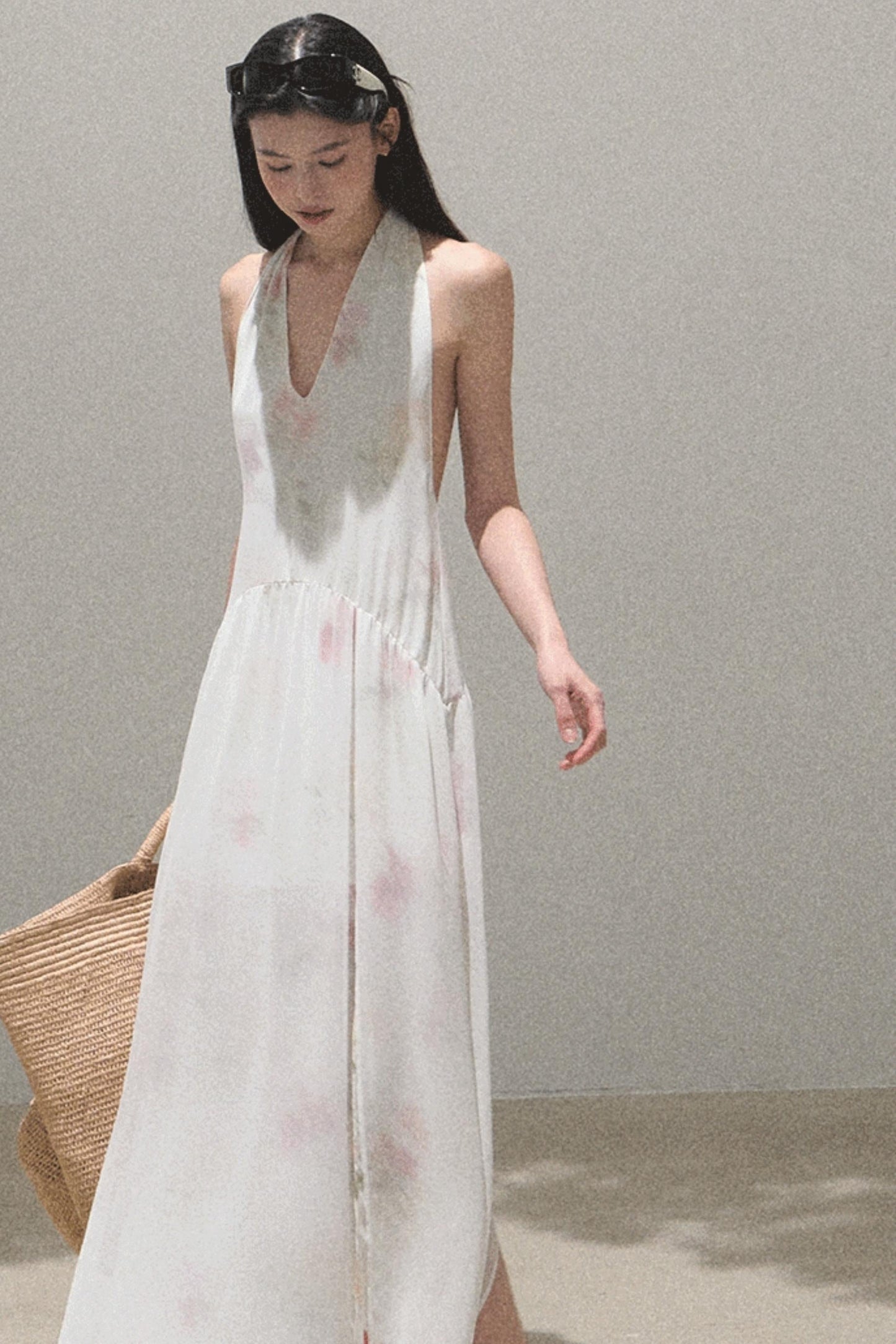 Summer Serenity Halter Dress