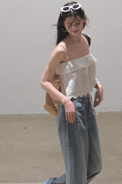 Summer Love Cutout Knit Tank