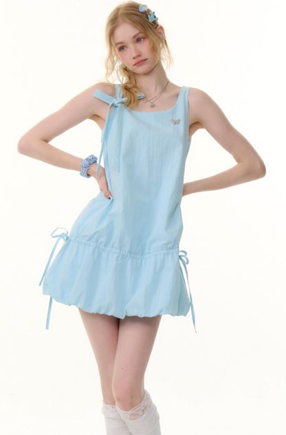 Summer Chic Tie-Waist Camisole Dress