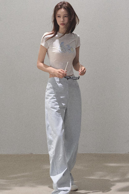 Vintage Rhinestone Halo Jeans