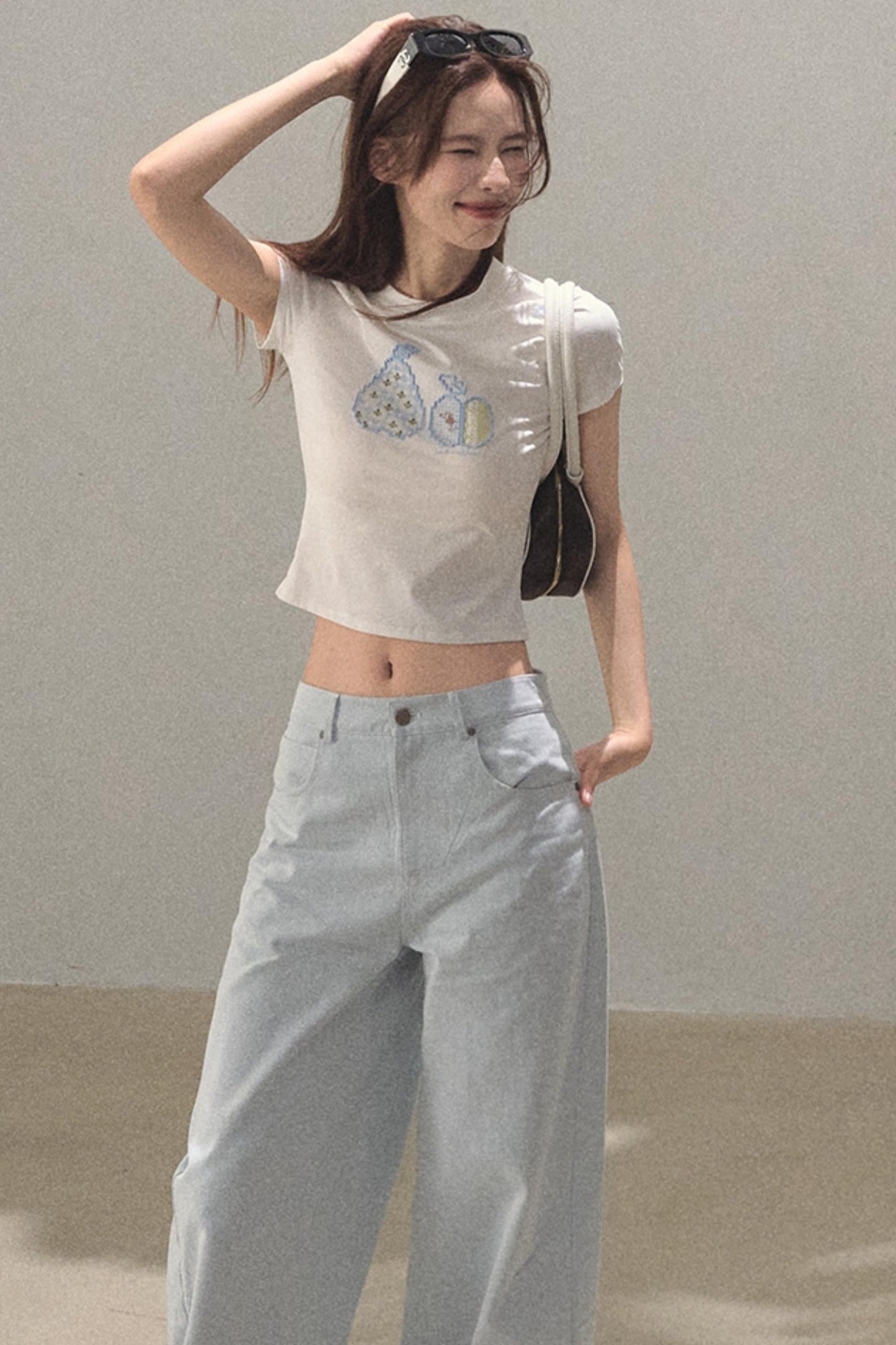 Vintage Rhinestone Halo Jeans