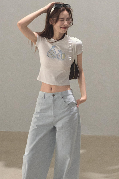 Vintage Rhinestone Halo Jeans