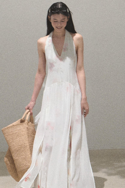 Summer Serenity Halter Dress