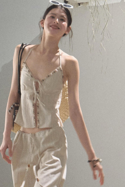 Amber Striped Pants Set-Up