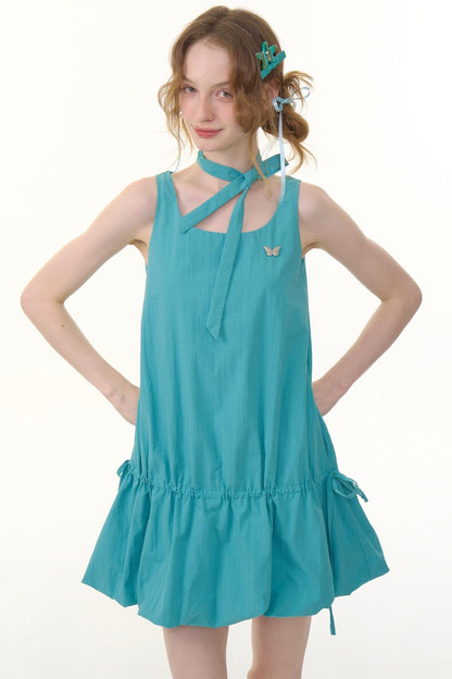 Summer Chic Tie-Waist Camisole Dress