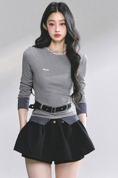 Luxury Plaid T-Shirt