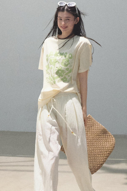 Count Her Flowers Cool Loose T-Shirt