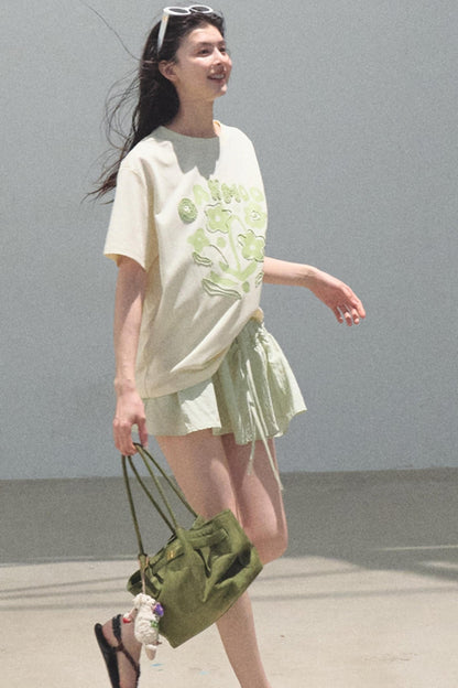 Count Her Flowers Cool Loose T-Shirt