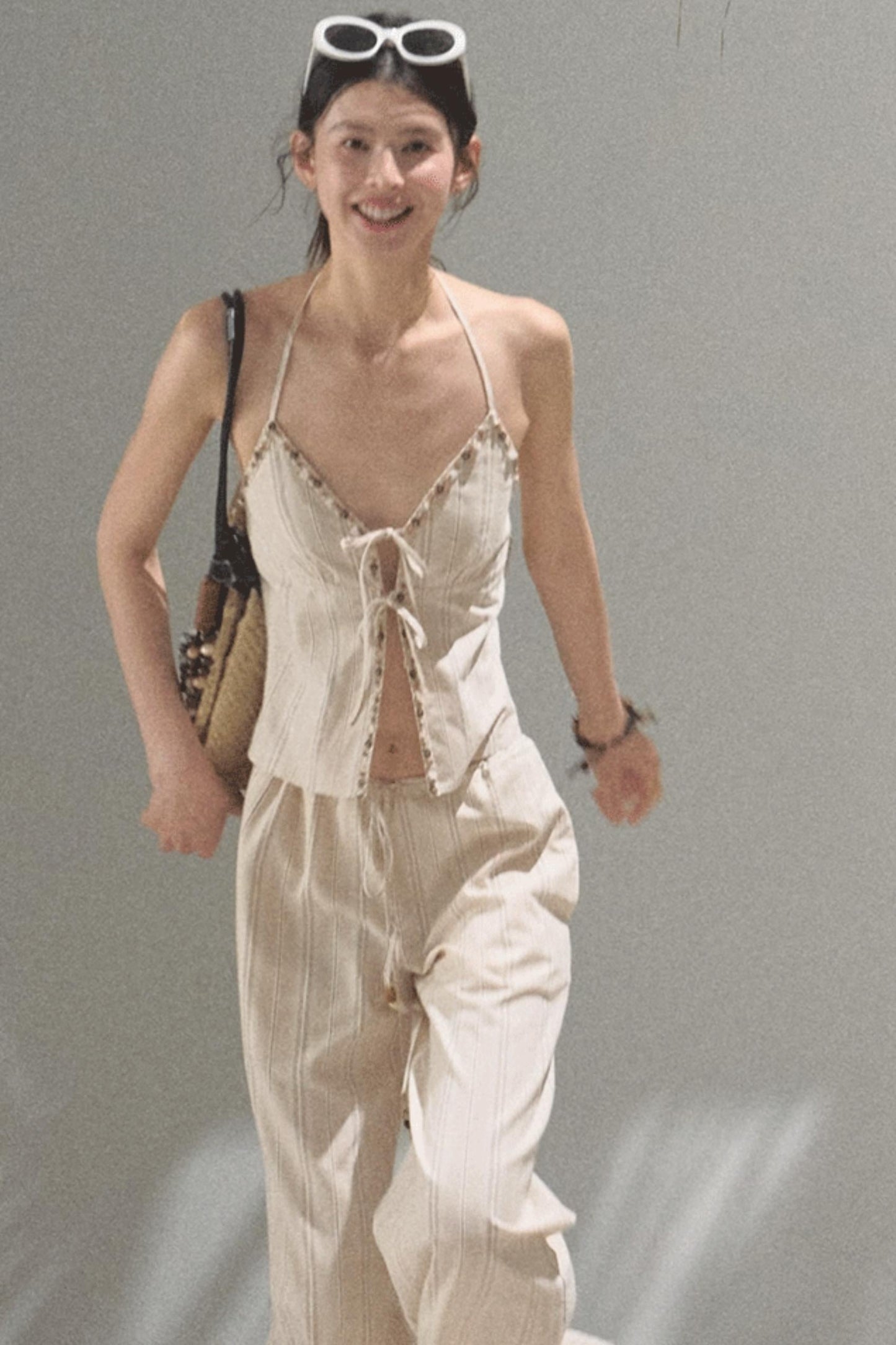 Amber Striped Pants Set-Up