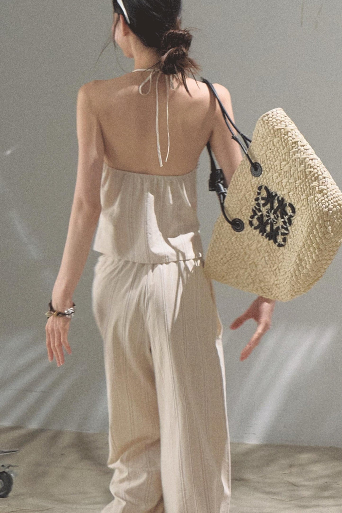 Amber Striped Pants Set-Up