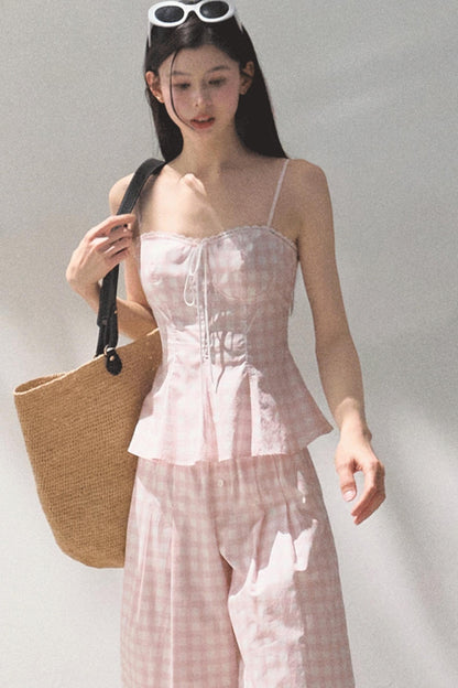 Pink Wide Leg Set-Up