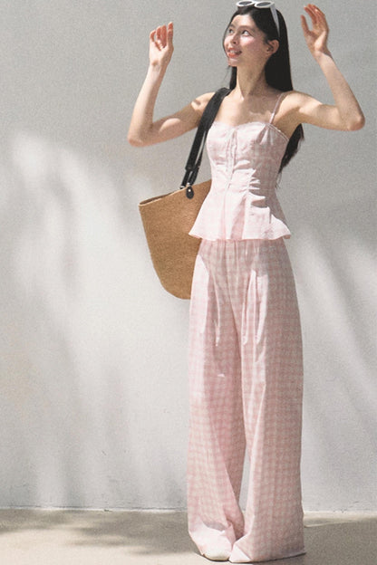 Pink Wide Leg Set-Up