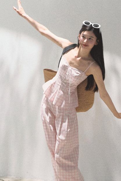 Pink Wide Leg Set-Up