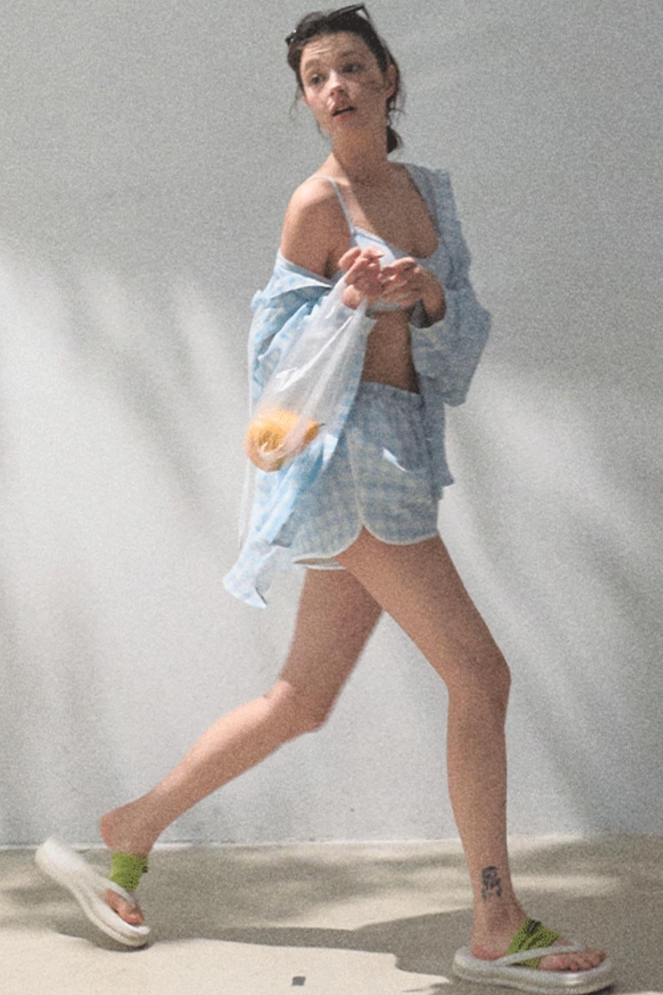 Sun Plaid Shirt & Shorts Set-Up