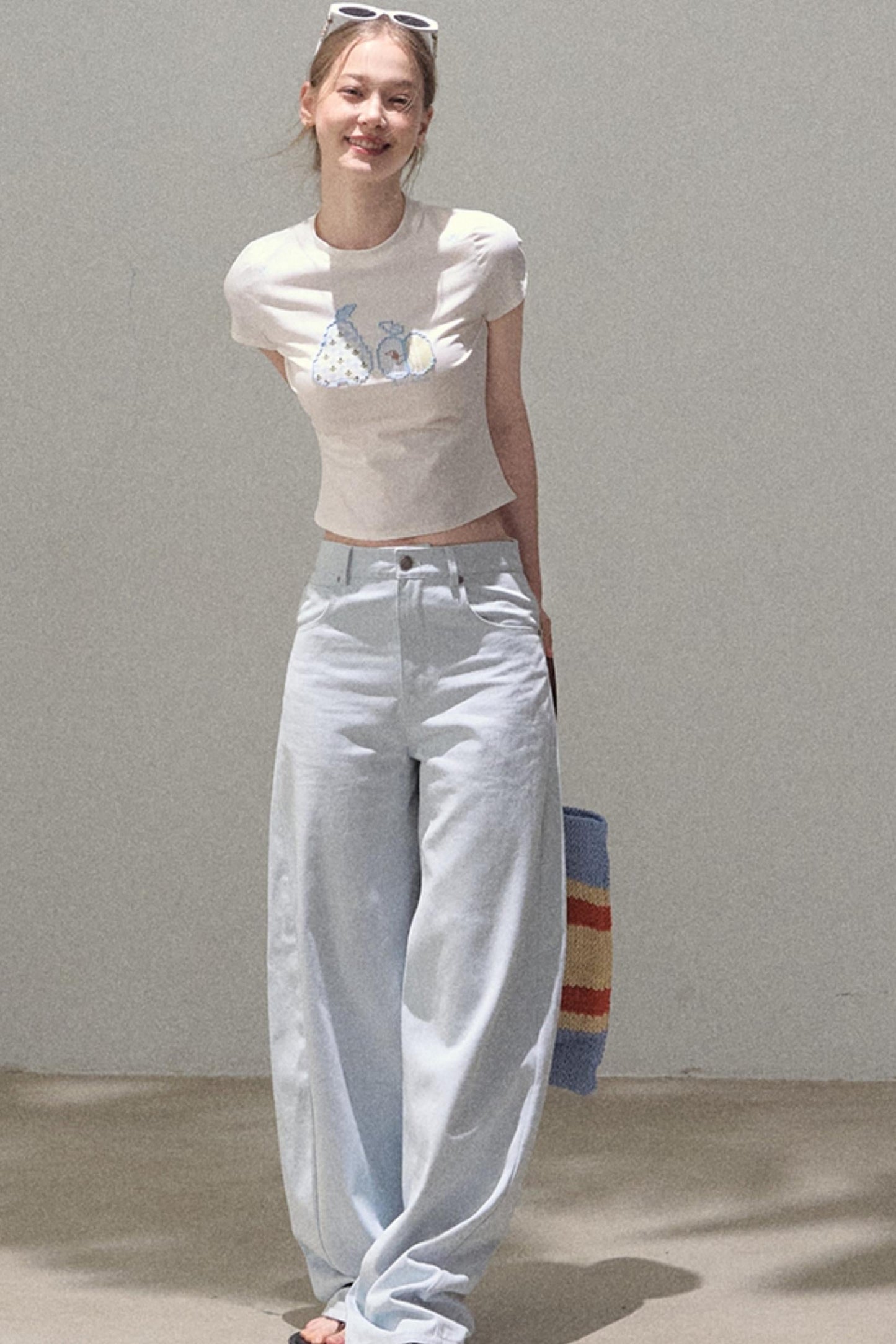 Vintage Rhinestone Halo Jeans