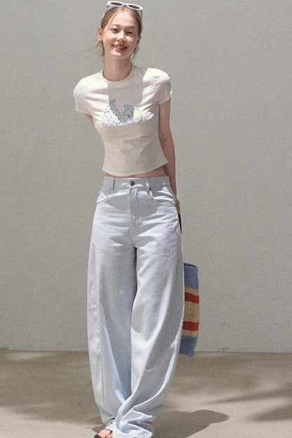 Vintage Rhinestone Halo Jeans