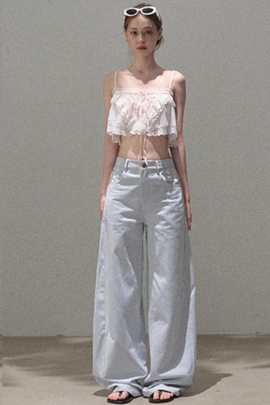 Vintage Rhinestone Halo Jeans