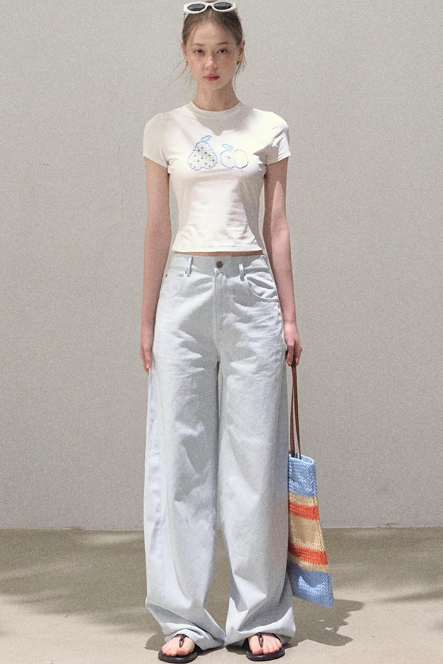 Vintage Rhinestone Halo Jeans