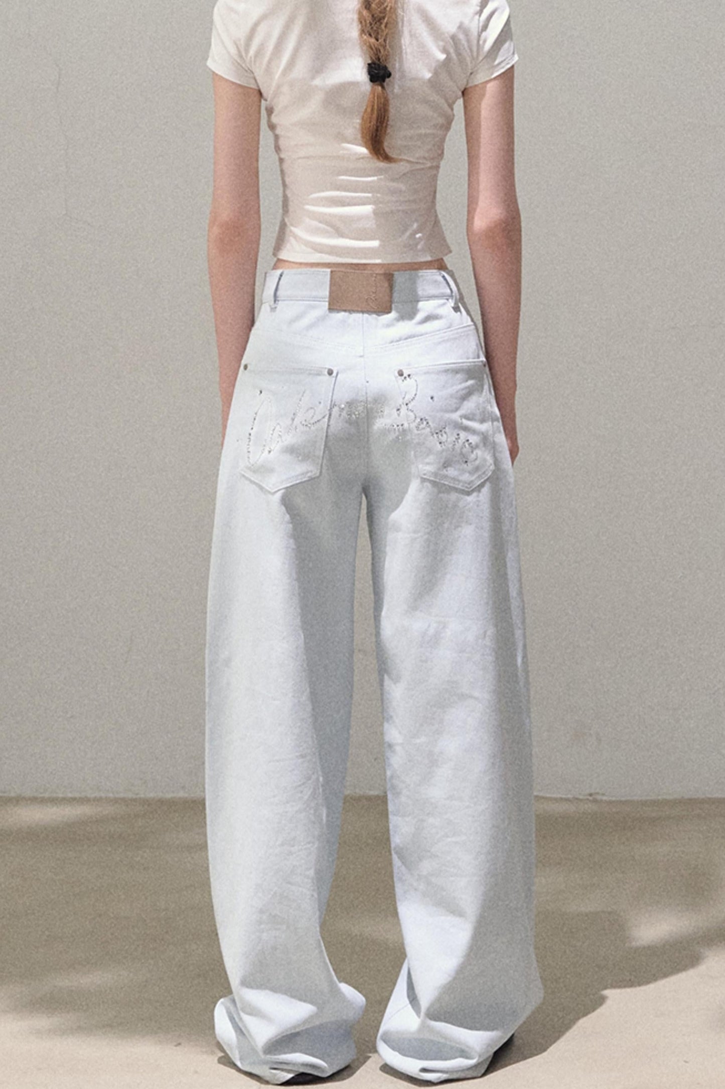 Vintage Rhinestone Halo Jeans