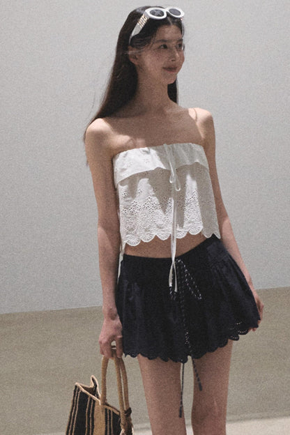 Summer Love Cutout Knit Tank