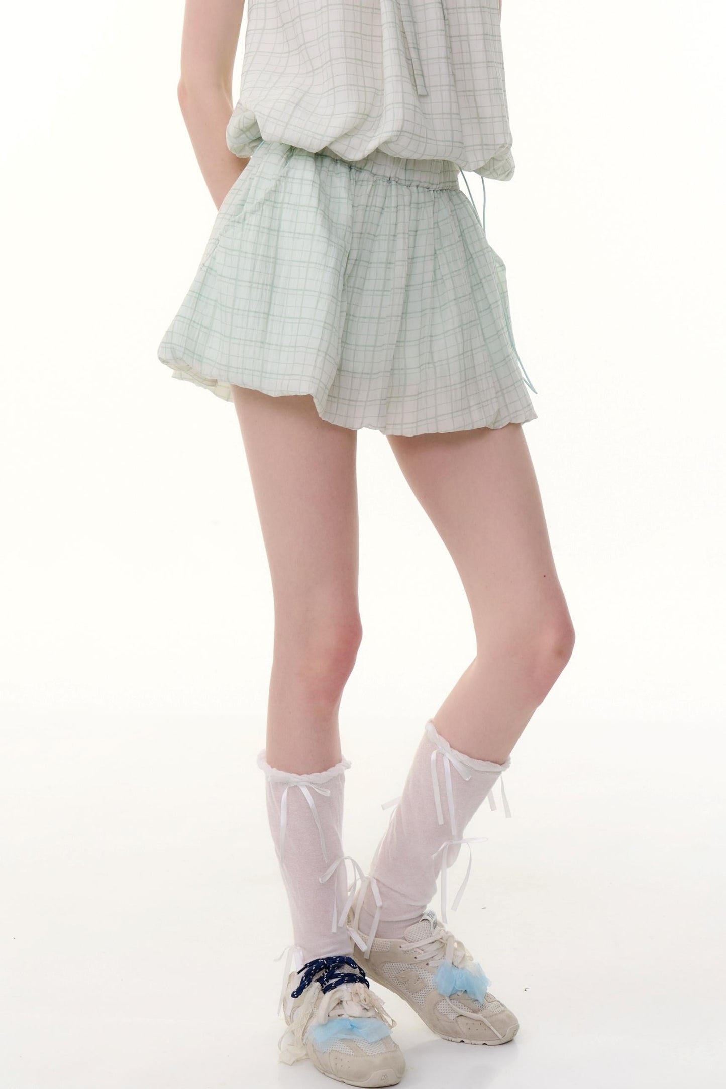 High-Waist Bubble Skirt