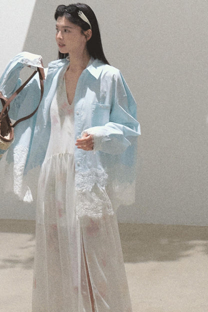 Summer Serenity Halter Dress