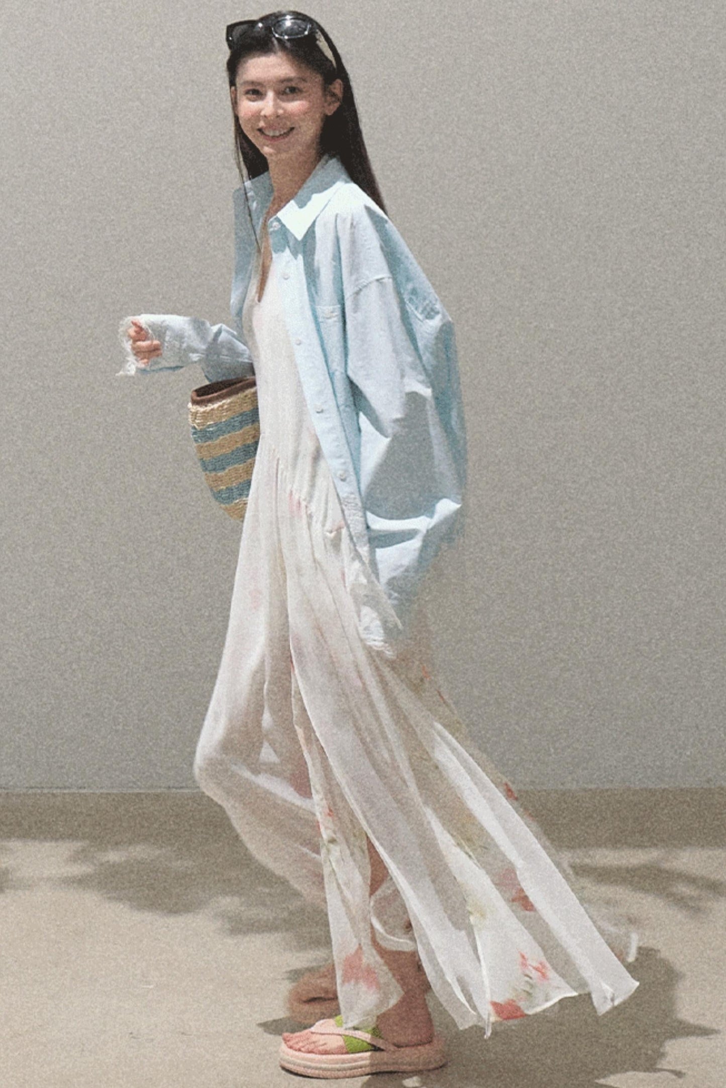 Summer Serenity Halter Dress