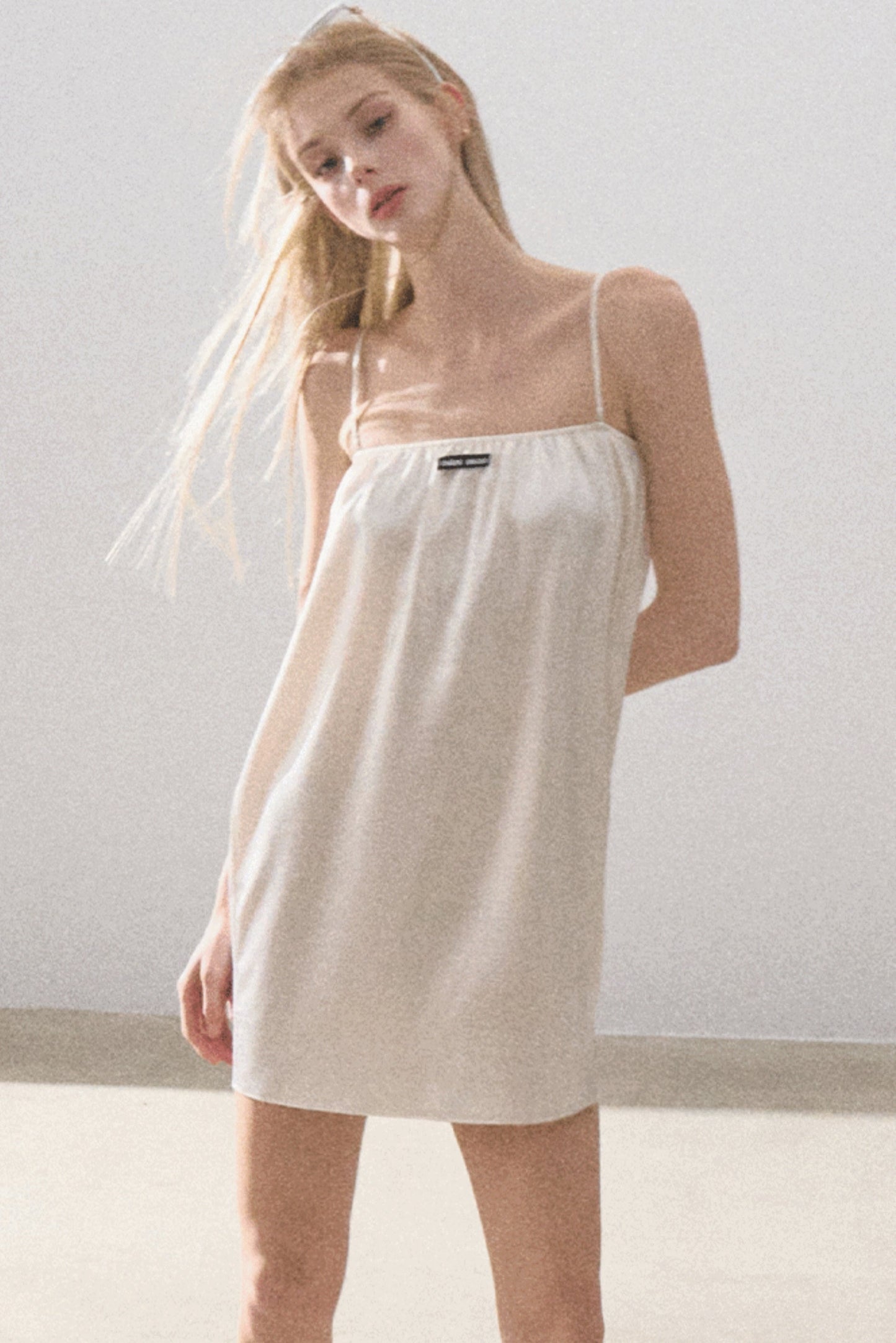 Silk Satin Dress & Camisole Set-Up