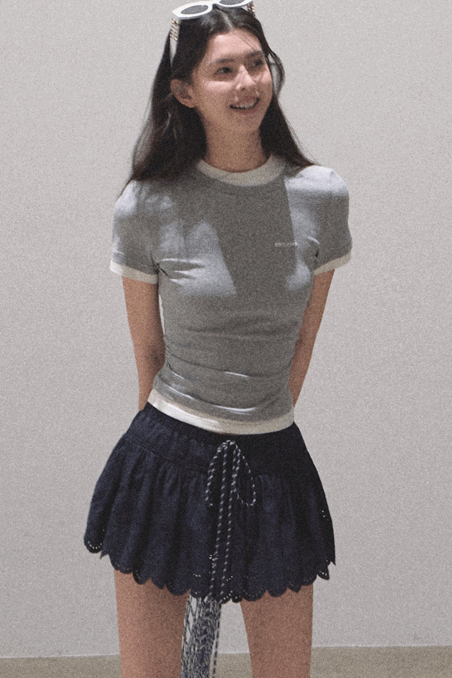 Lime Bliss Boho Peplum Skirt