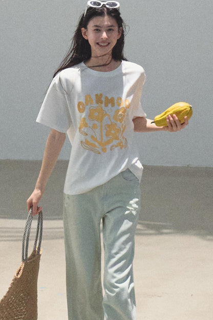 Count Her Flowers Cool Loose T-Shirt