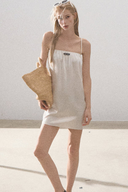 Silk Satin Dress & Camisole Set-Up