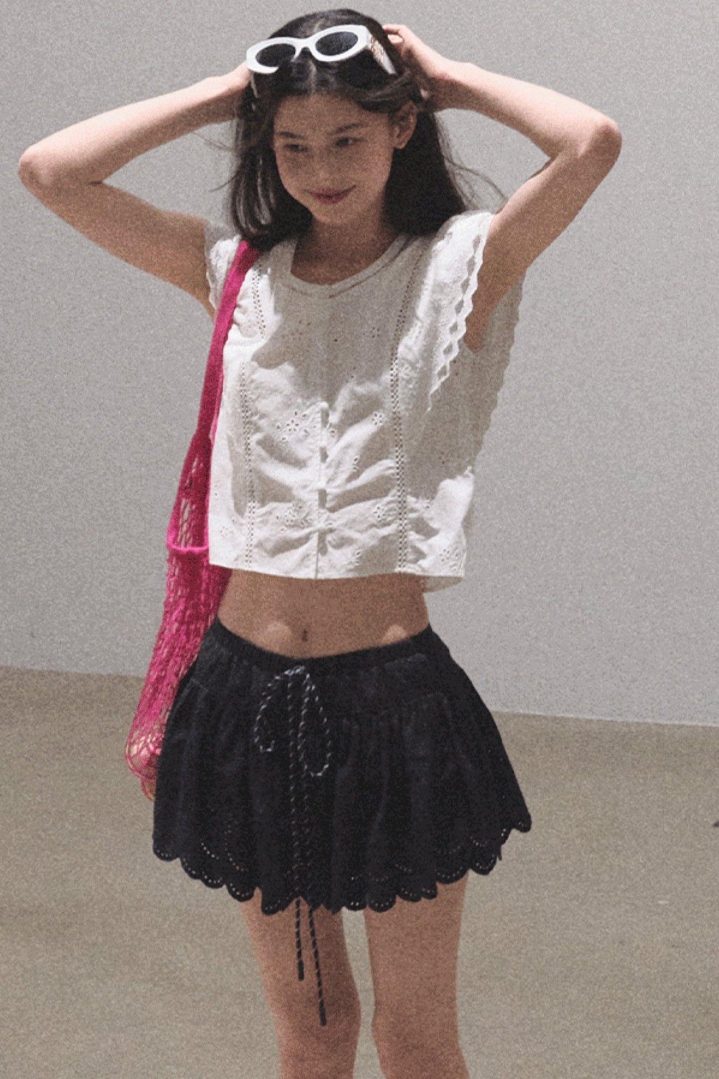 Lime Bliss Boho Peplum Skirt