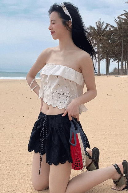 Summer Love Cutout Knit Tank