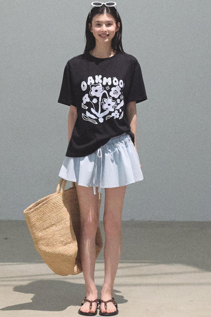 Count Her Flowers Cool Loose T-Shirt