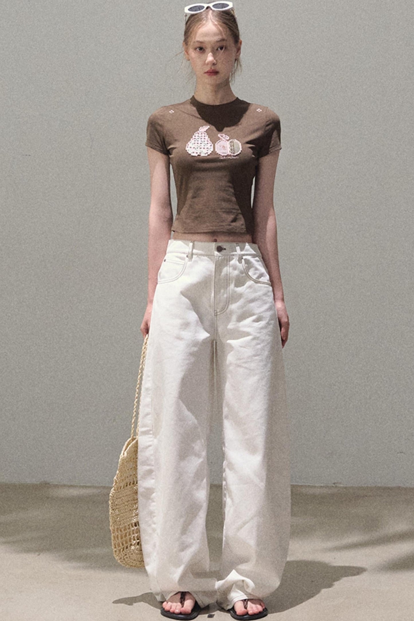 Vintage Rhinestone Halo Jeans