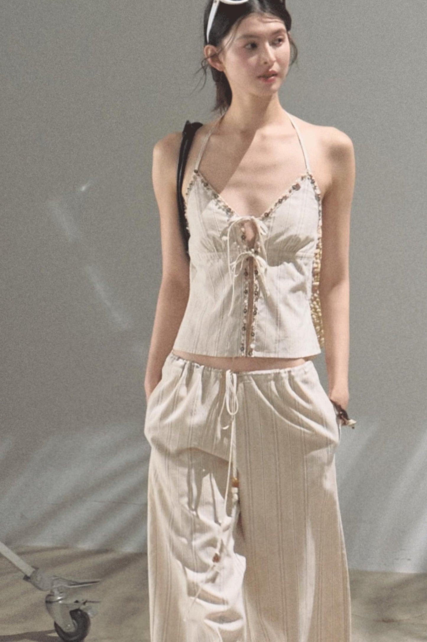 Amber Striped Pants Set-Up