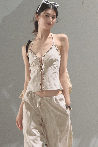 Amber Striped Pants Set-Up