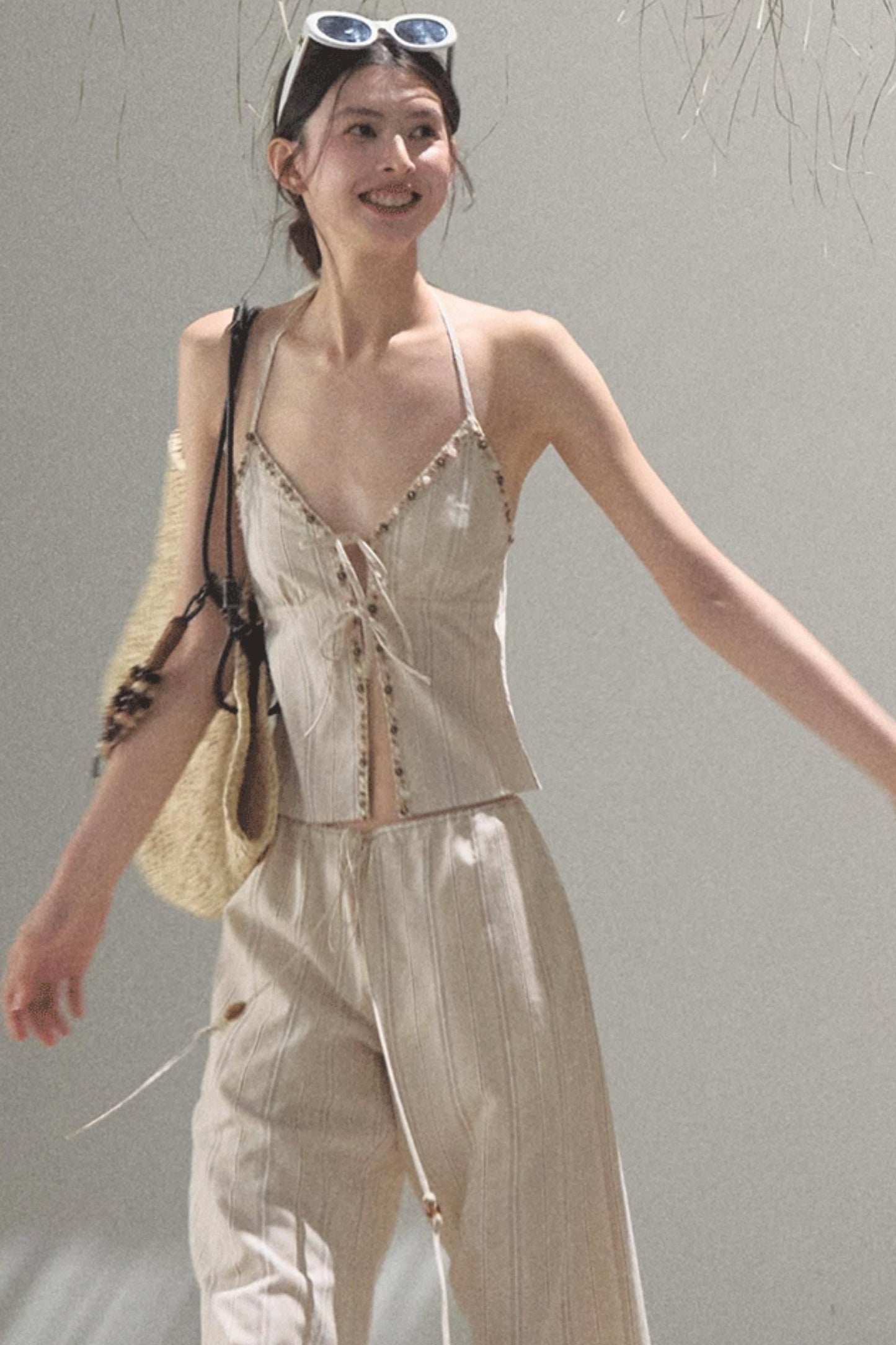 Amber Striped Pants Set-Up