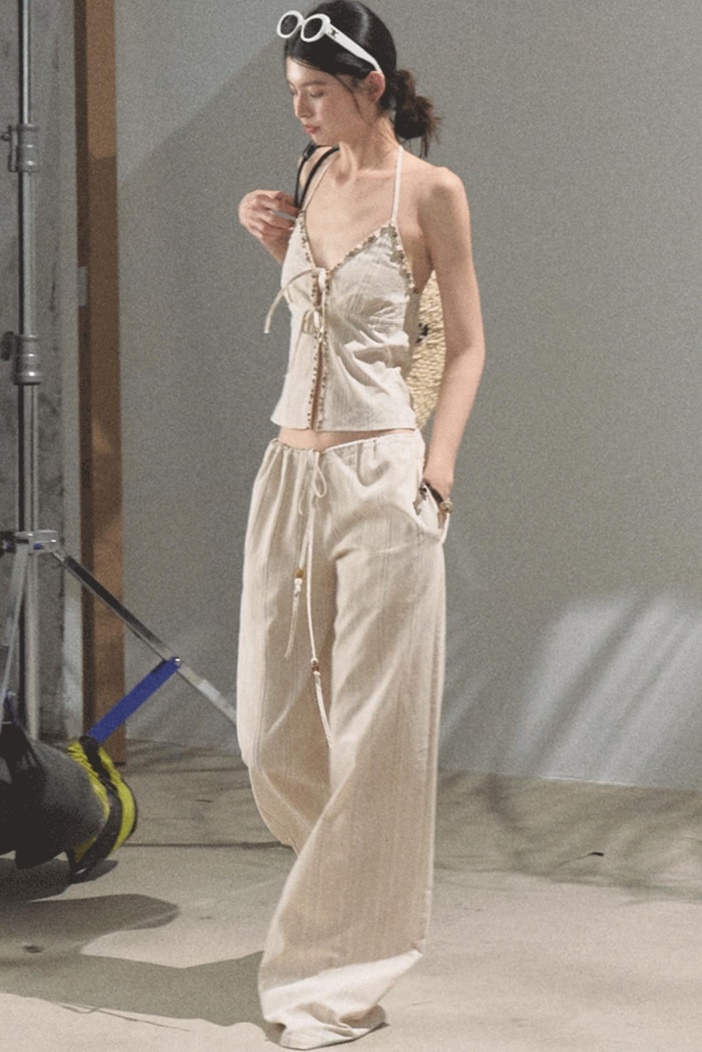 Amber Striped Pants Set-Up