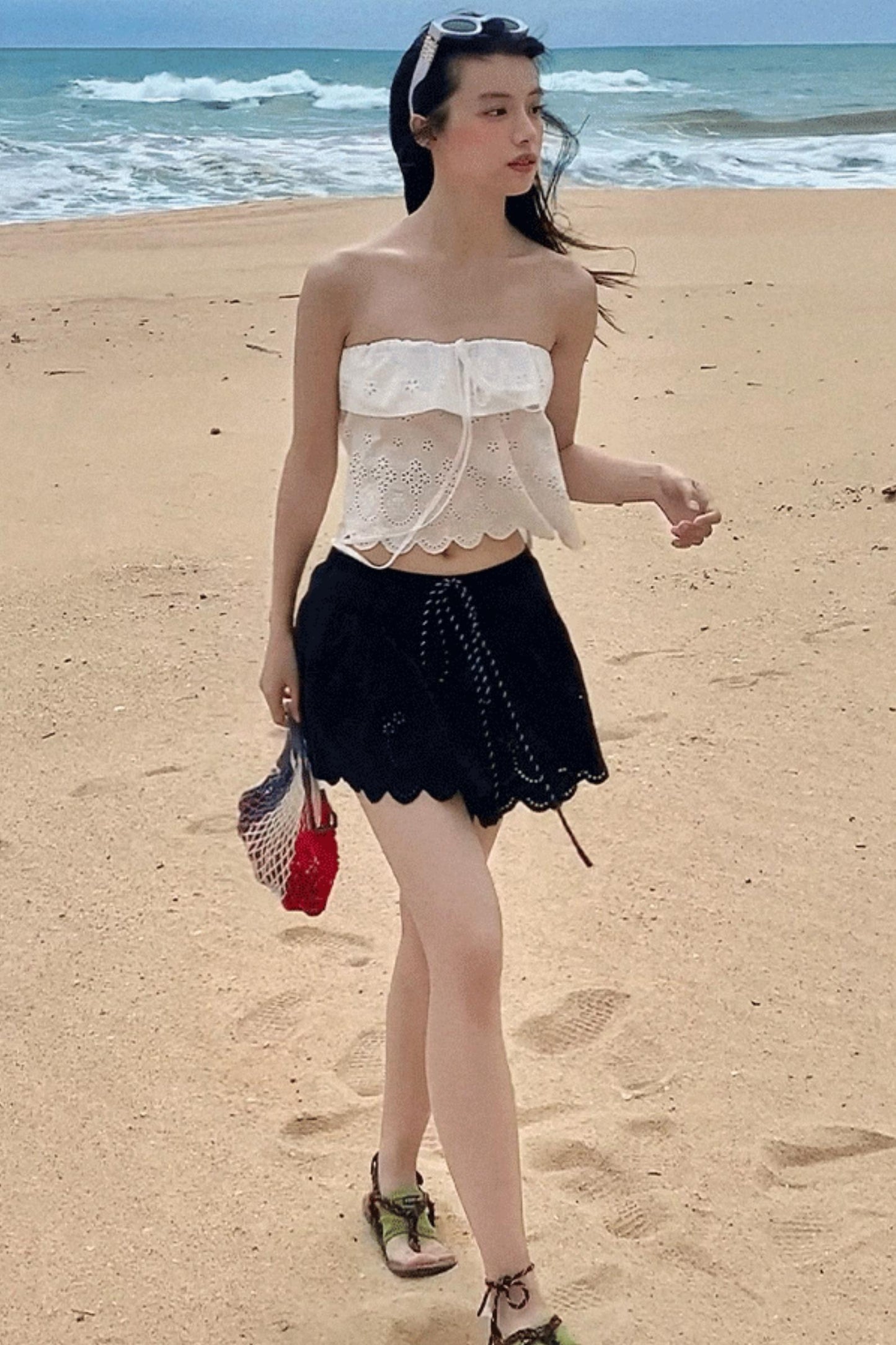 Summer Love Cutout Knit Tank