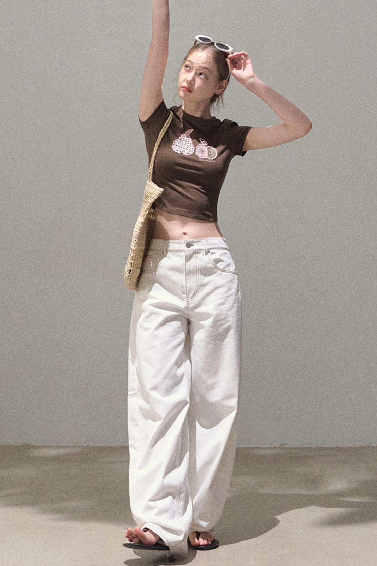 Vintage Rhinestone Halo Jeans