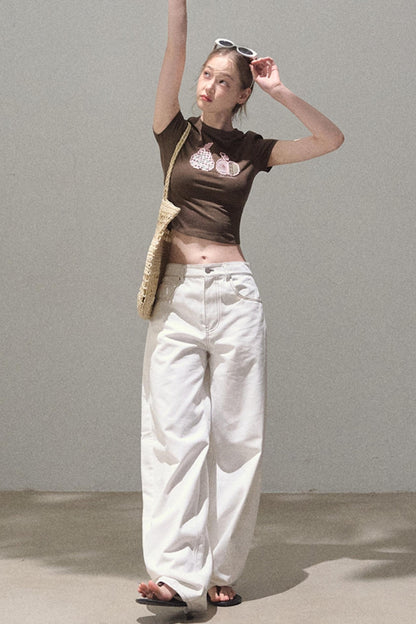 Vintage Rhinestone Halo Jeans