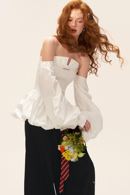 Autumn Long Sleeved Waist Top