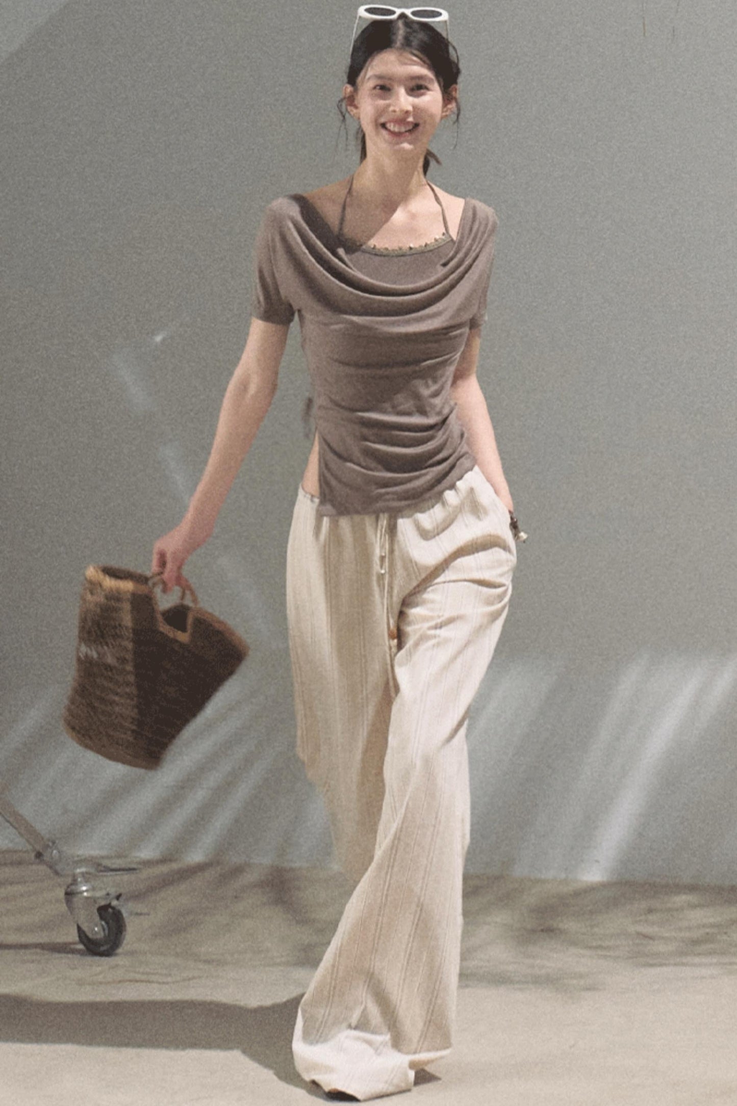 Amber Striped Pants Set-Up