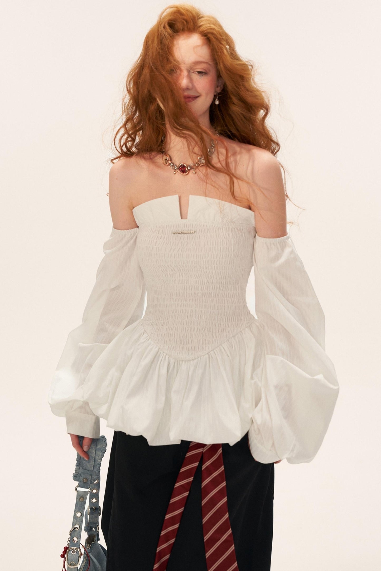 Autumn Long Sleeved Waist Top