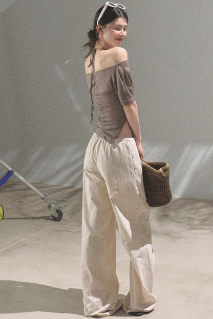 Amber Striped Pants Set-Up