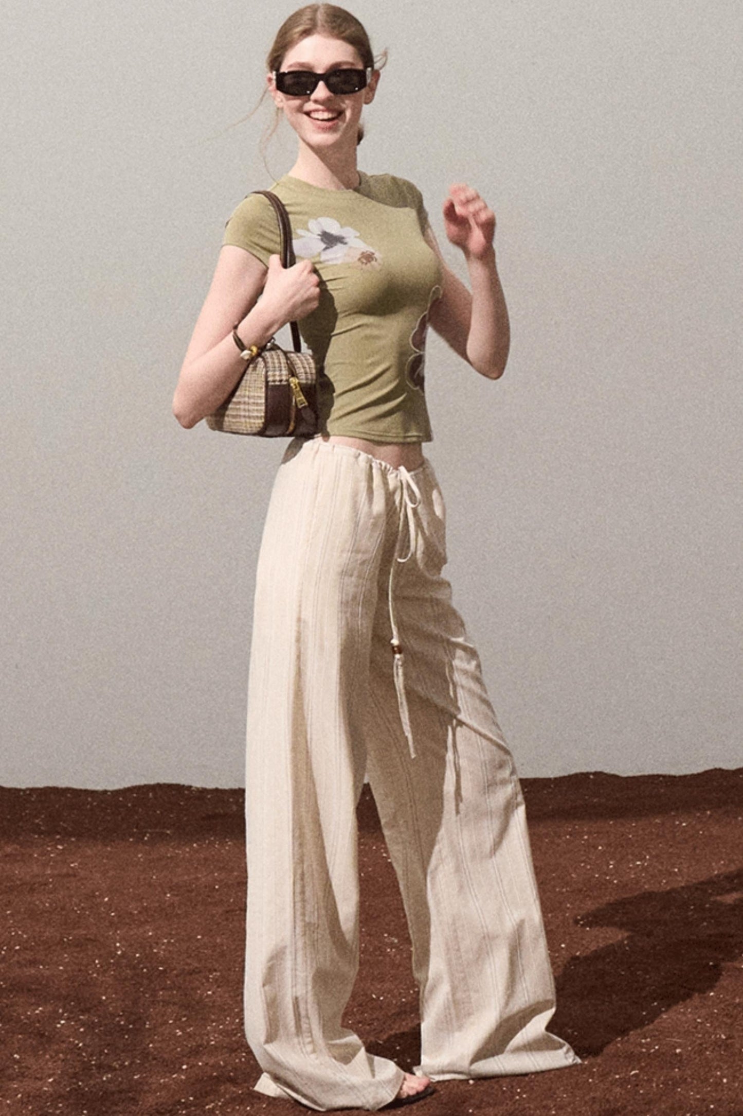 Amber Striped Pants Set-Up