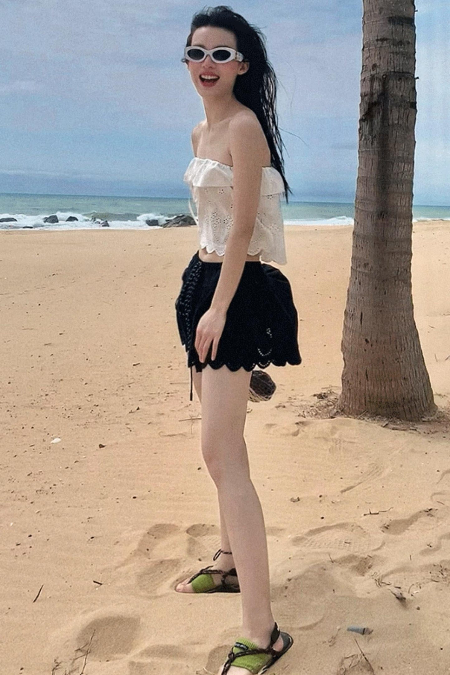 Summer Love Cutout Knit Tank